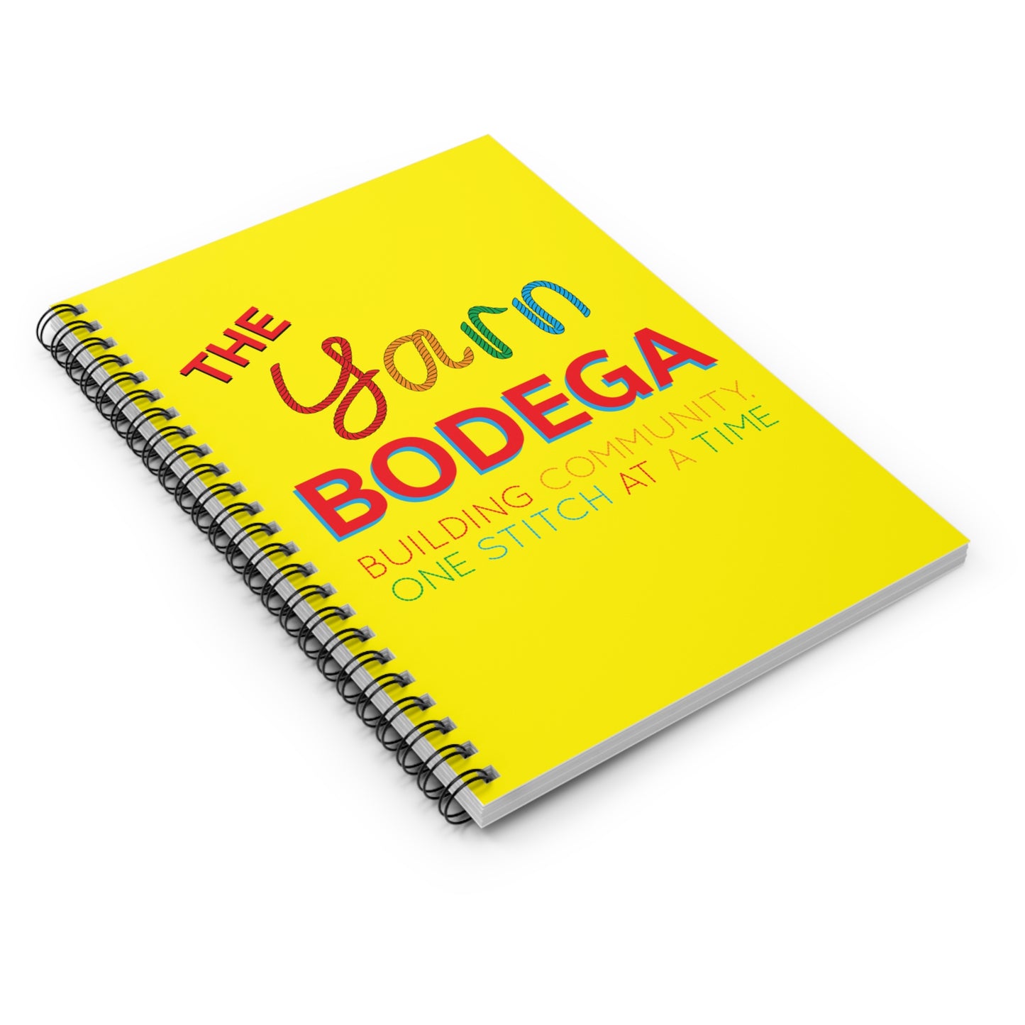 The Yarn Bodega Logo Spiral Notebook - Ruled Line