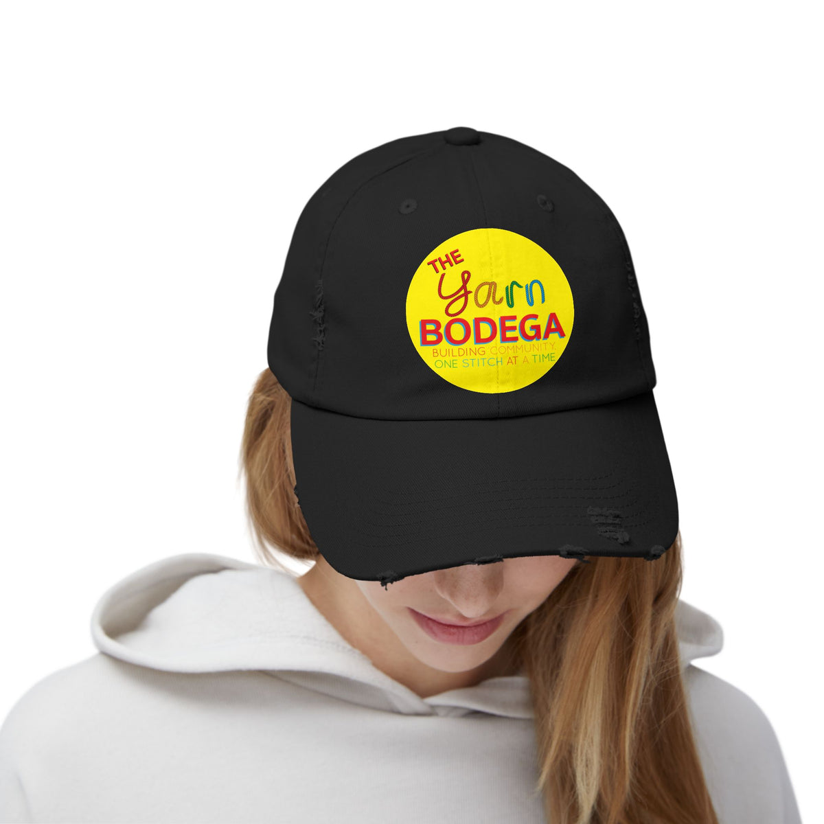 The Yarn Bodega Distressed Cap