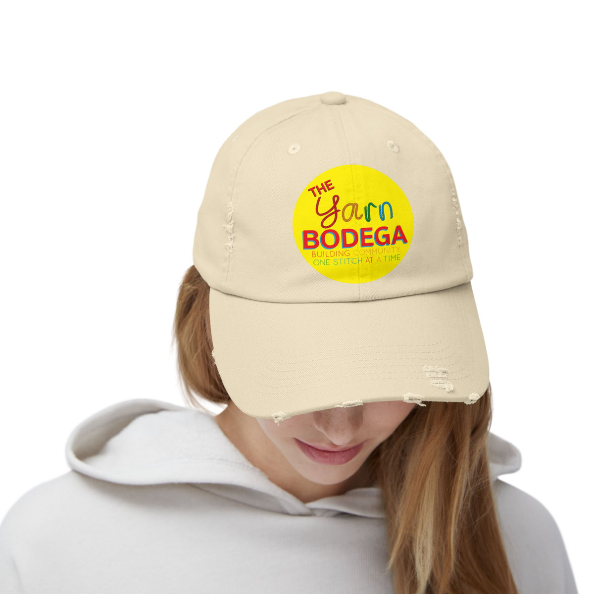 The Yarn Bodega Distressed Cap
