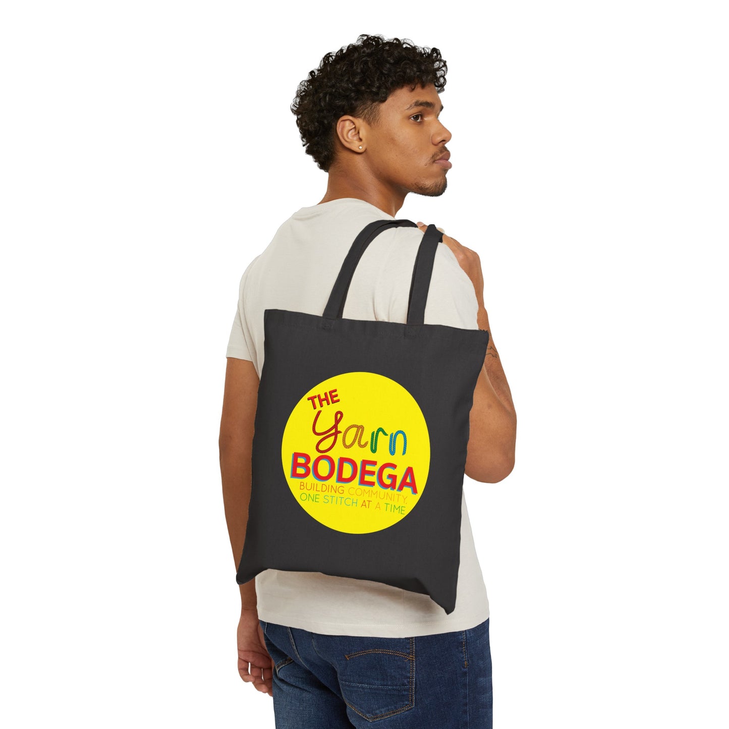 The Yarn Bodega Logo Cotton Canvas Tote Bag