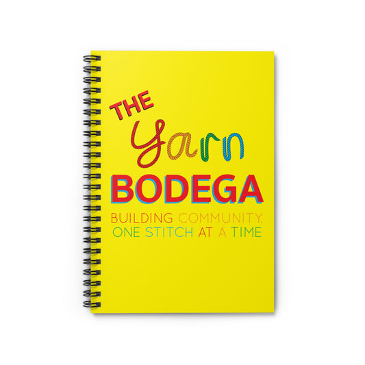 The Yarn Bodega Logo Spiral Notebook - Ruled Line