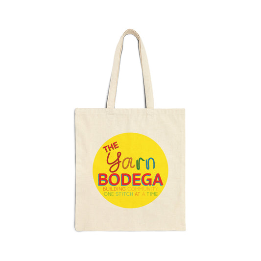 The Yarn Bodega Logo Cotton Canvas Tote Bag