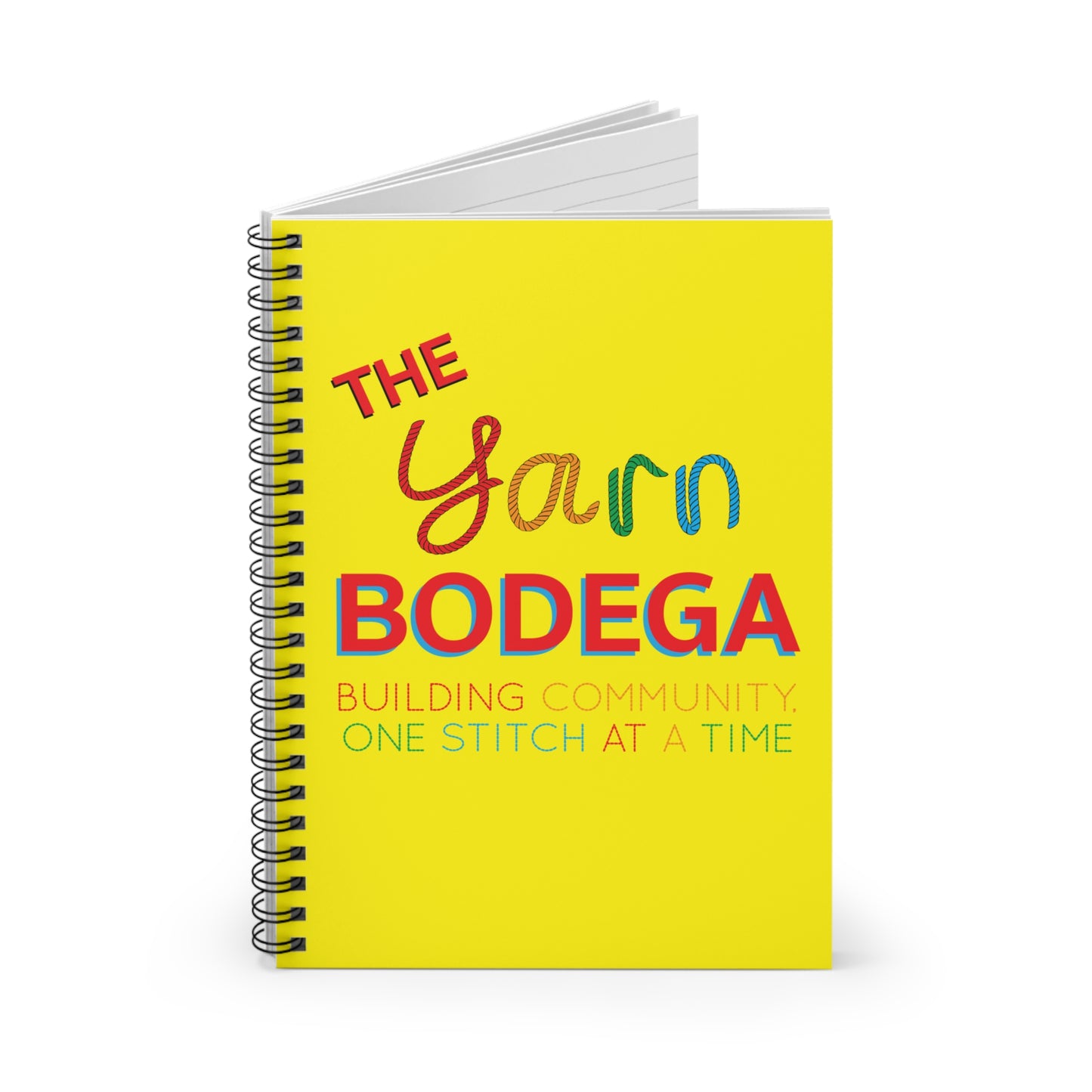 The Yarn Bodega Logo Spiral Notebook - Ruled Line