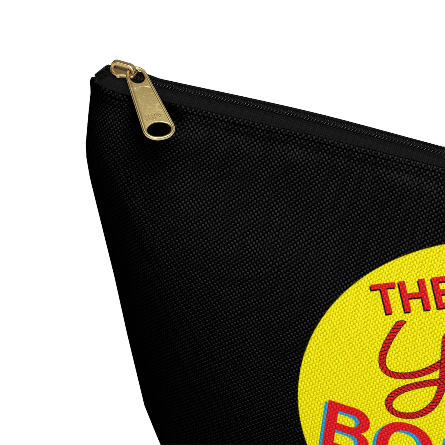 The Yarn Bodega Logo Notion Pouch w T-bottom - Black