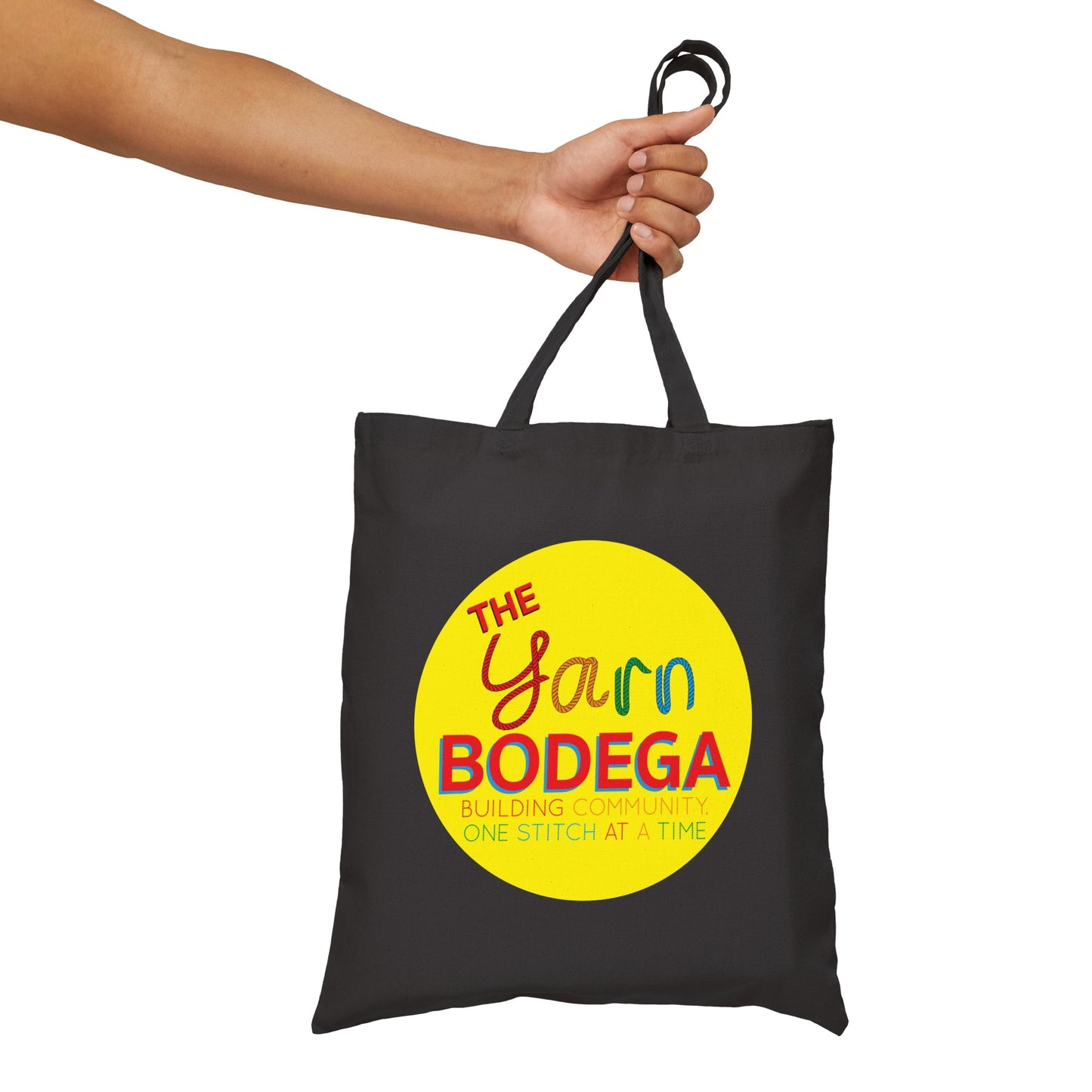 The Yarn Bodega Logo Cotton Canvas Tote Bag