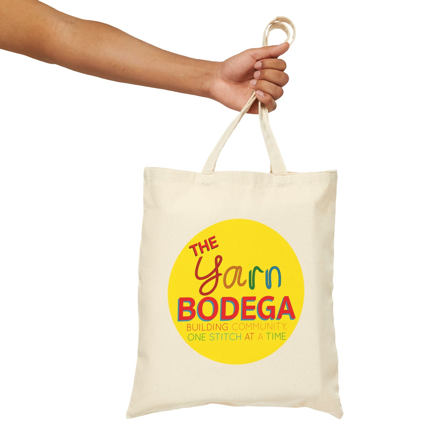 The Yarn Bodega Logo Cotton Canvas Tote Bag