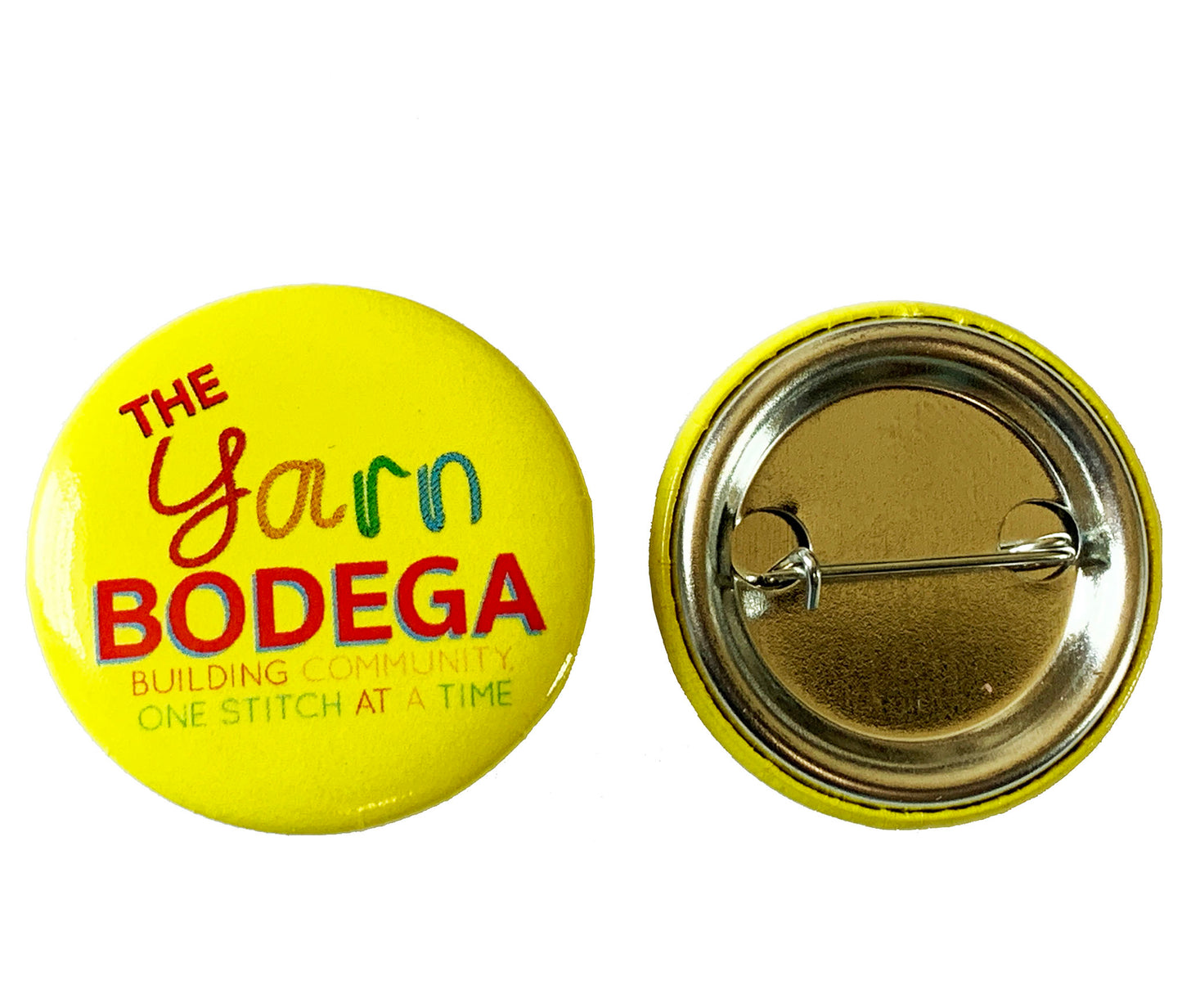 The Yarn Bodega Logo Pin - 1.25" Round
