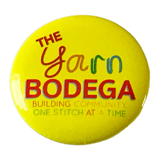 Pin con el logotipo de The Yarn Bodega - Redondo de 1,25"