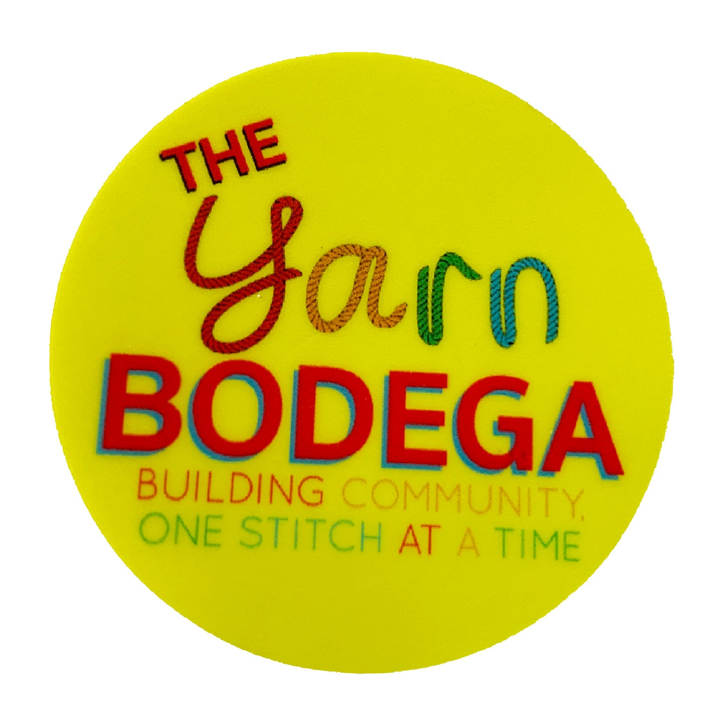 The Yarn Bodega Logo Sticker - 2" Round