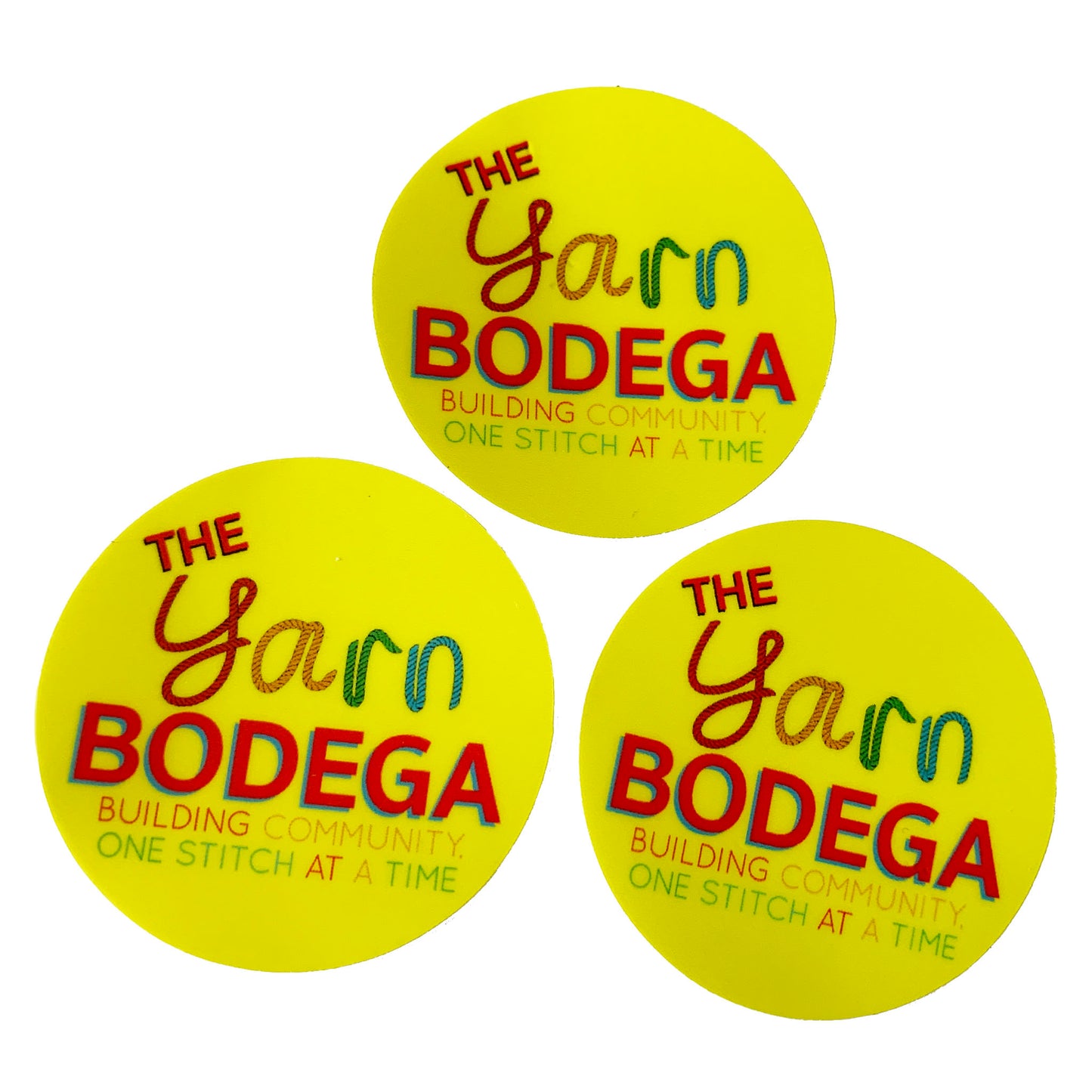 The Yarn Bodega Logo Sticker - 2" Round